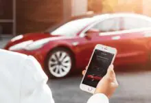 تطبيق شركة تسلا