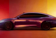 مجموعة سايك تطلق أول صورة تشويقية لطراز MG7 الكهربائي بالكامل.