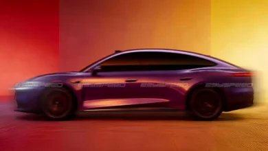 مجموعة سايك تطلق أول صورة تشويقية لطراز MG7 الكهربائي بالكامل.