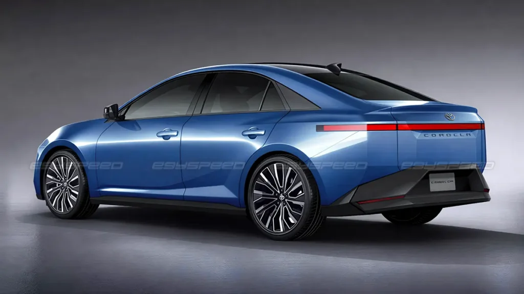 صور توقعية للجيل الجديد من تويوتا كورولا 2028.