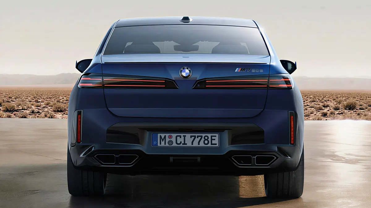 التصميم الخلفي الجديد للفئة السابعة من BMW للعام 2027.