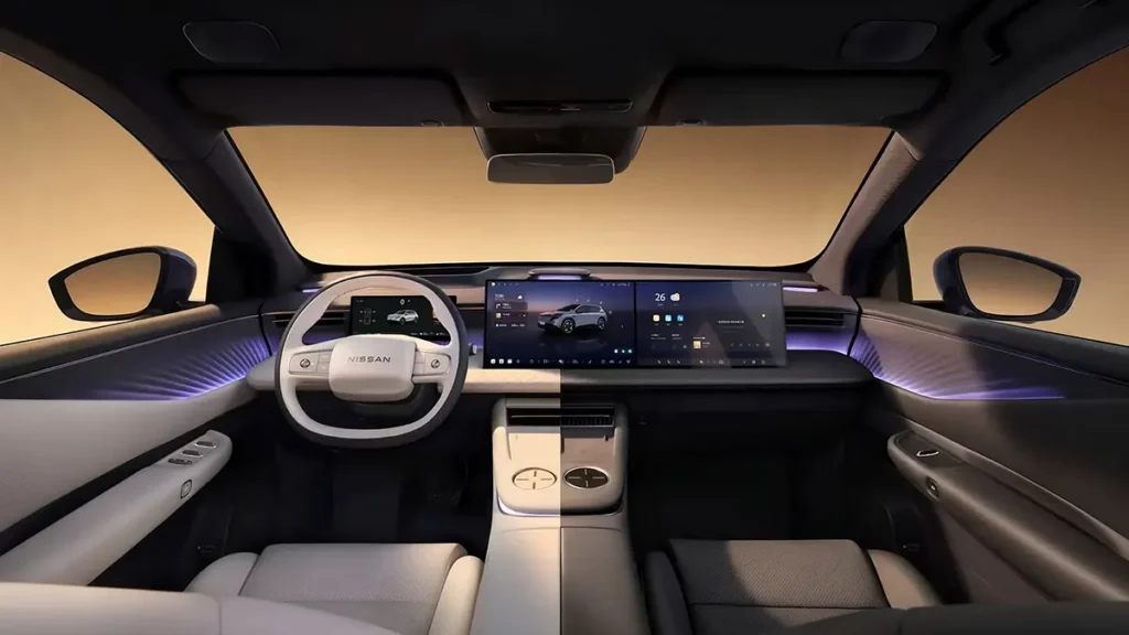 المقصورة الداخلية لطراز نيسان NX8 الجديد.