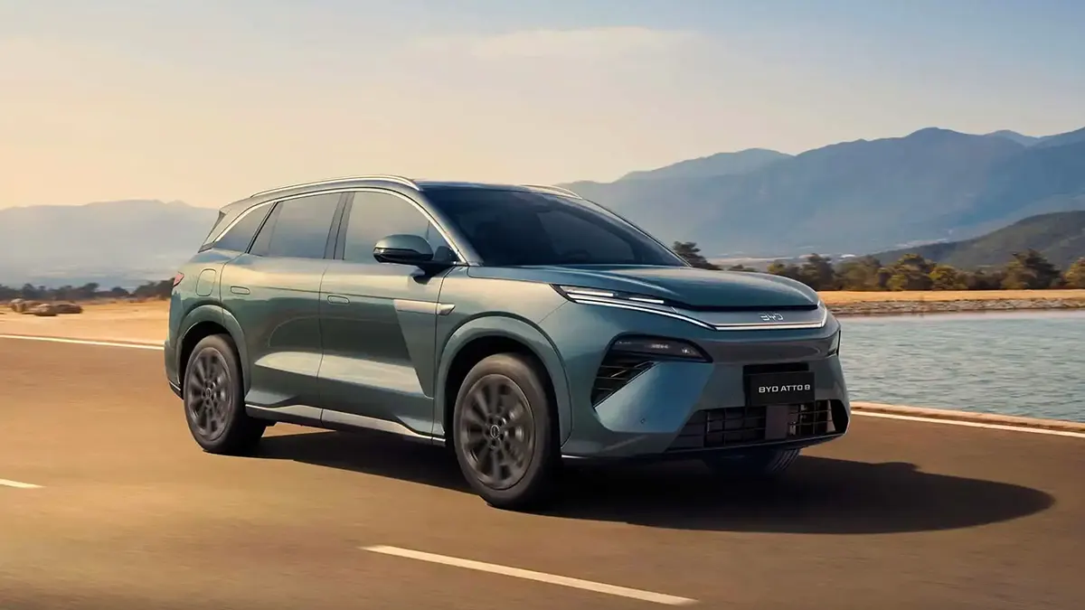 إطلاق سيارة BYD Atto 8 الجديدة في مصر.