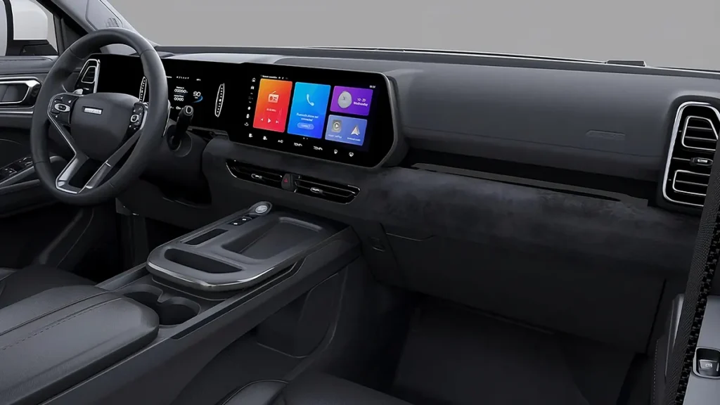 المقصورة الداخلية لطراز هافال جوليون ماكس 2027.