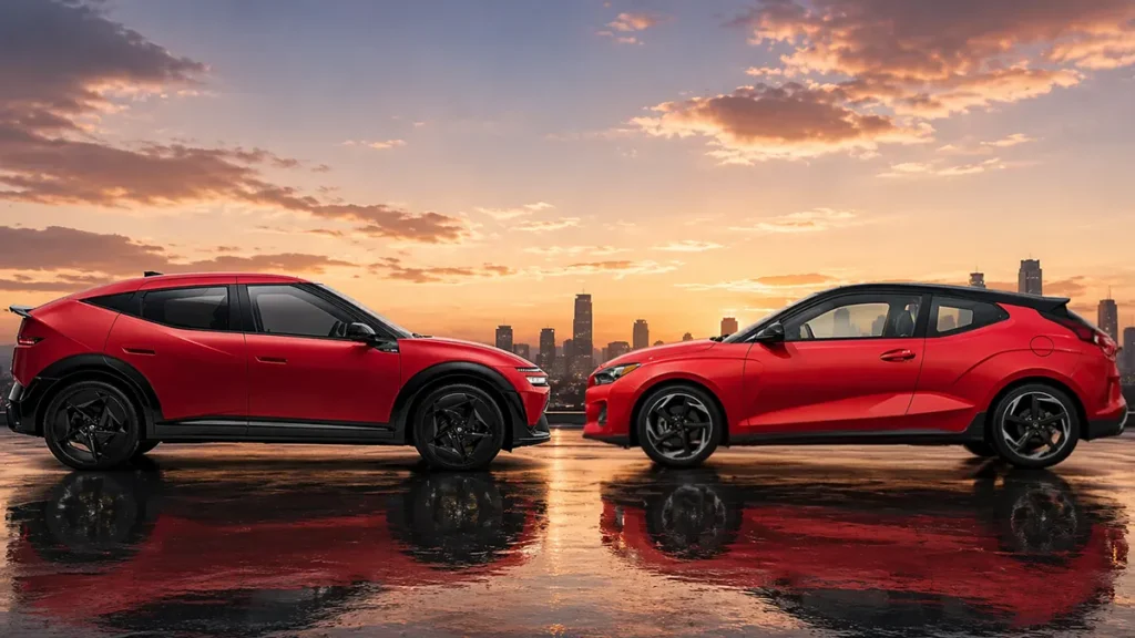 مقارنة بين تصميم هيونداي أيونيك 3 وهيونداي فيلوستر.