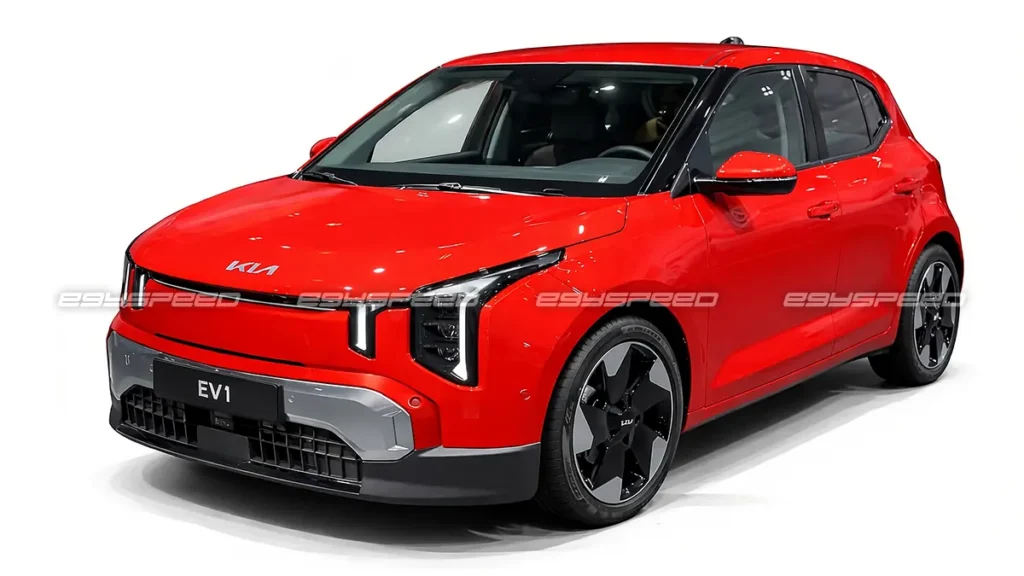 صورة توقعية لطراز كيا EV1 المنتظر إطلاقه في الأسواق الأوروبية.