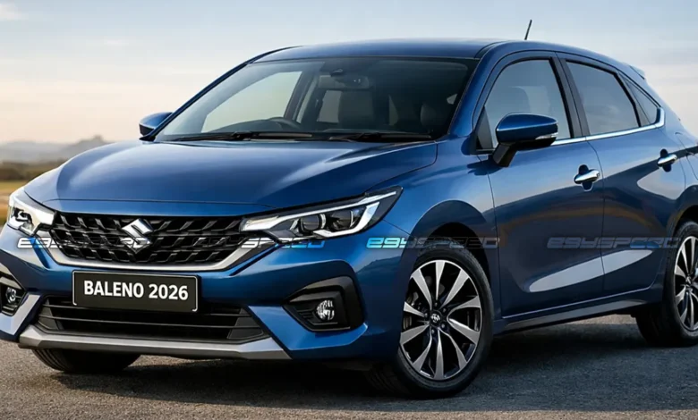 صورة توقعية لـ سوزوكي بالينو 2027 المجددة.