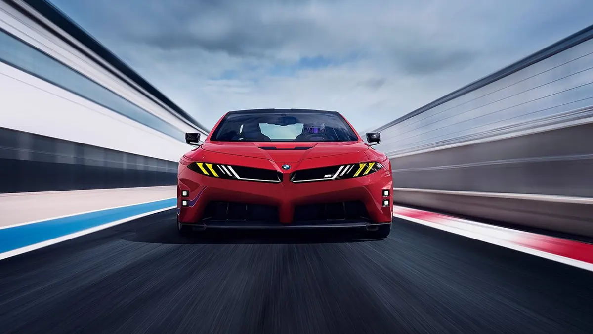 التصميم الأمامي BMW iM3 الجديدة كلياً.