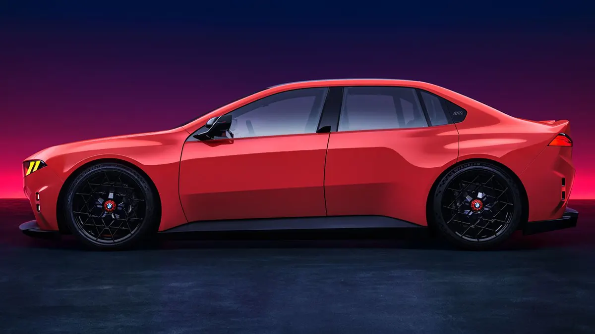 التصميم الجانبي BMW iM3 الجديدة كلياً.