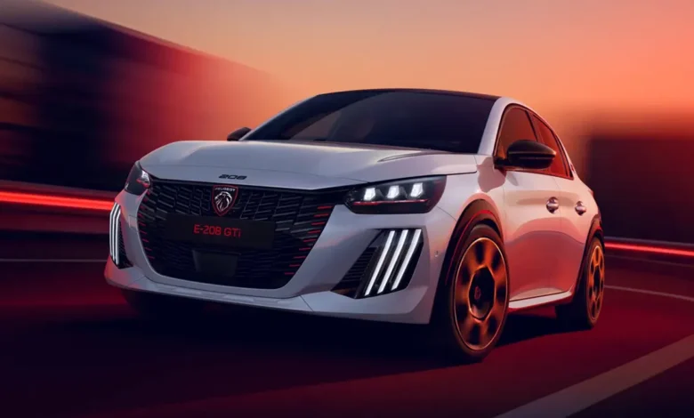 بيجو e-208 GTi الجديدة.