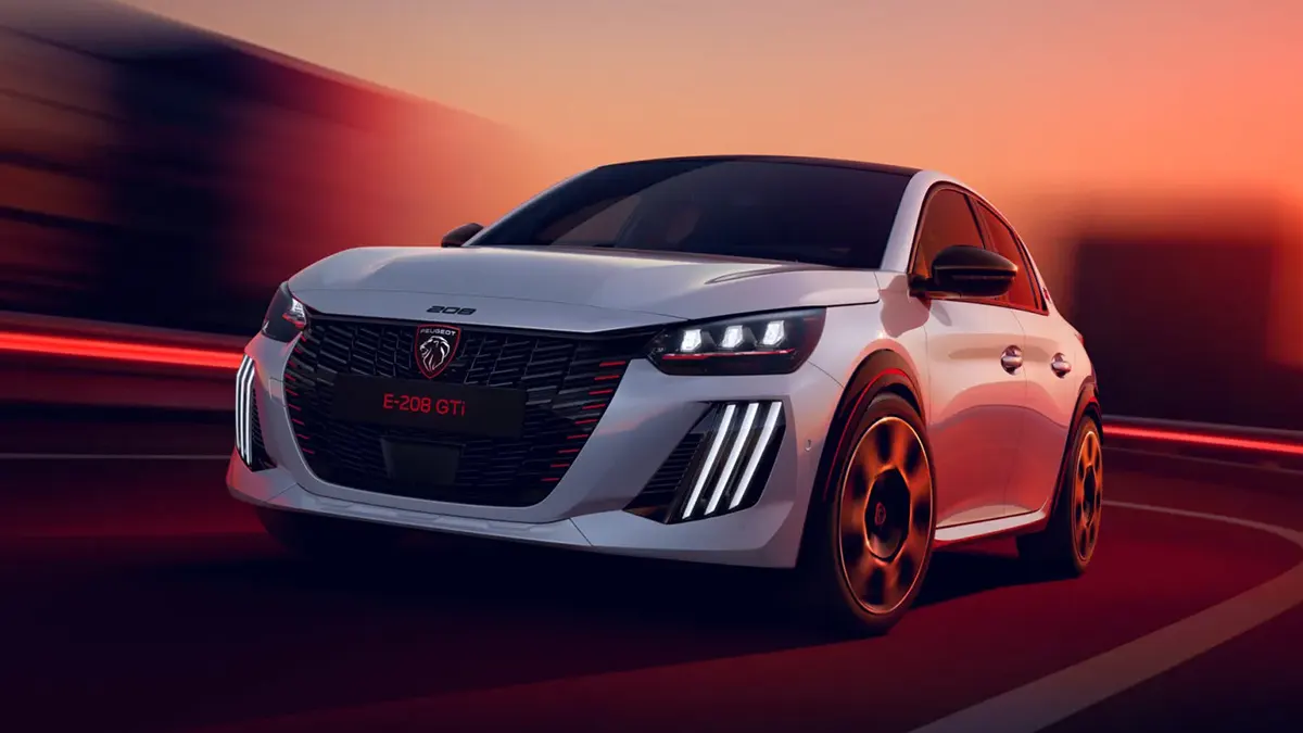 بيجو e-208 GTi الجديدة.