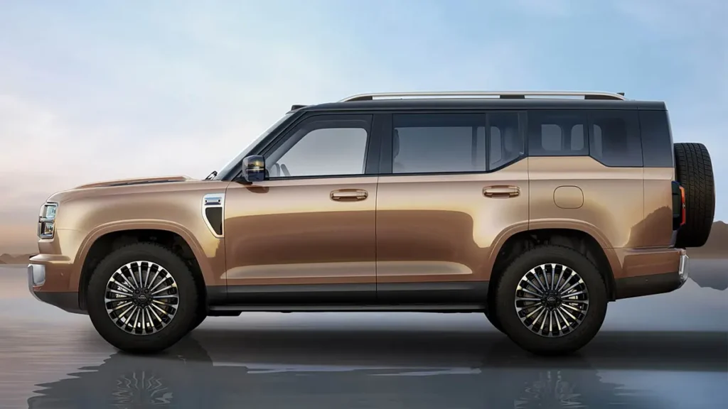 التصميم الجانبي لطراز هافال H10 2027 الجديد.
