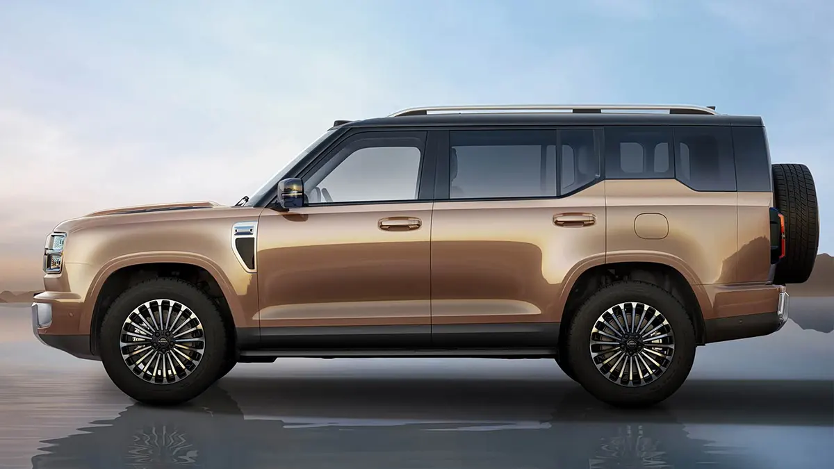 التصميم الجانبي لطراز هافال H10 2027 الجديد.