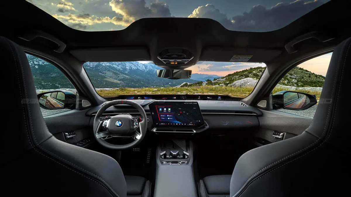 بعد الكشف عنها رسميًا، تعرّف على كل تفاصيل ومواصفات BMW الفئة الثالثة 2027 الجديدة بمحركات البنزين وبفئات جديدة بقوة تصل إلى 437 حصانًا. المقصورة الداخلية للجيل الجديد من BMW الفئة الثالثة 2027.