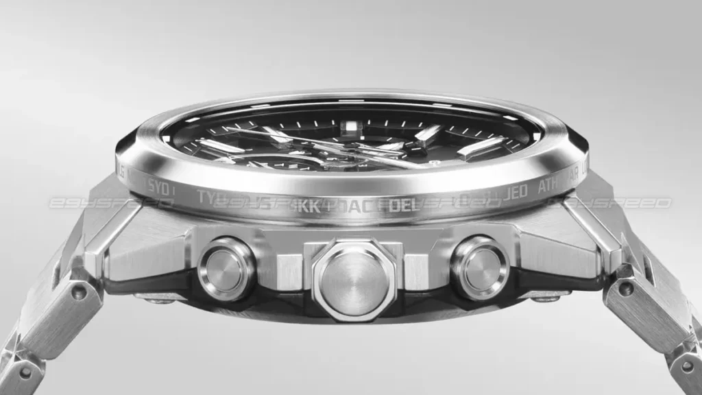 تتميز ساعة كاسيو G-Steel GST-W1000 الجديدة بإطار معدني من أربع قطع بالغة الصلابة.