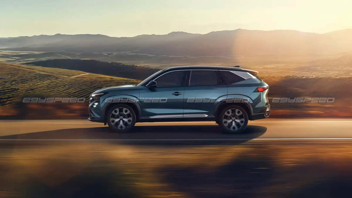 التصميم الجانبي لطراز رينو بوريل 2027 الجديد كليًا.