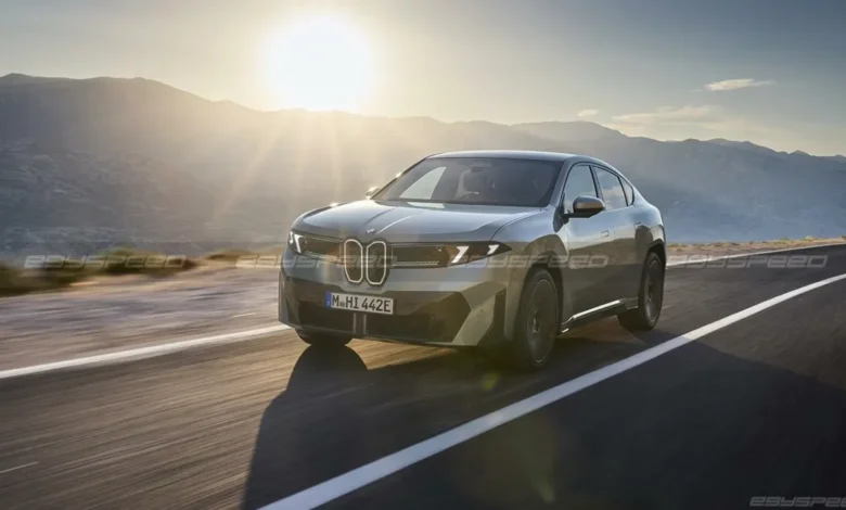 التصميم الخارجي لطراز BMW iX4 2027 في تسريبات لصور رسمية قبل الإطلاق الرسمي.